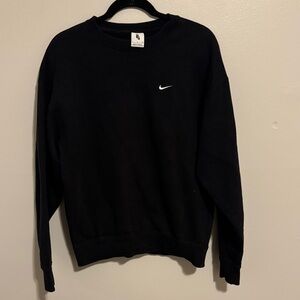 Nike Men's Classic Black Crewneck Sweater